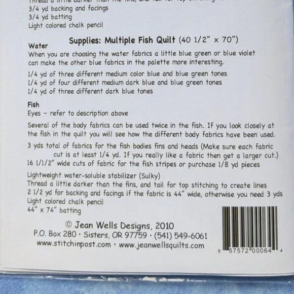 Fish Quilt Pattern - Picture 4 of 4